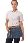 Chef Works Berkeley Waist Apron, Unisex, Mediumblue