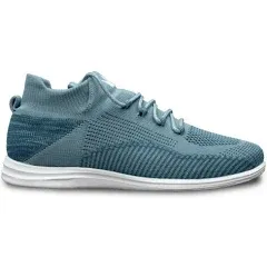 Brunswick Womens Twisted Knit Steel Blue Bowling Shoes