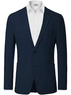 Men's Slim Fit Linen Blazer Jacket