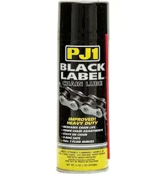 PJ1 BLACK LABEL Heavy Duty Drive Chain Protectant Lube Oil Lubricant 7 fl. oz.