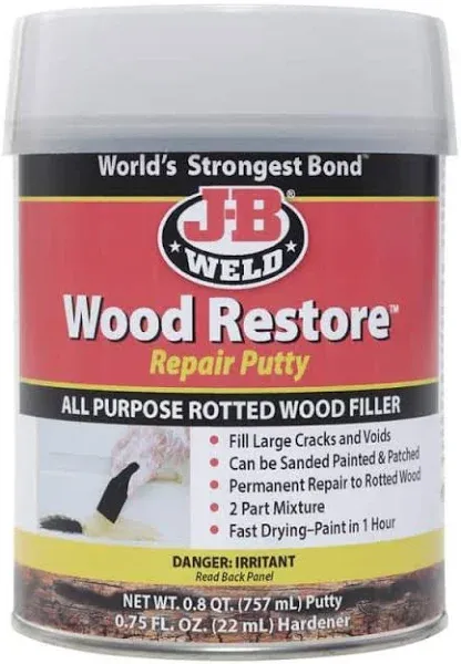 Wood Restore Repair Putty Wood Filler, 32-oz.