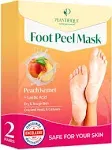 PLANTIFIQUE Foot Peeling Mask (2 Pairs) - Peeling Foot Mask Dermatological<wbr/>ly ...