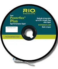 Rio Fly Fishing Tippet Powerflex Plus 4X Tippet 50Yd Fishing Line, Clear