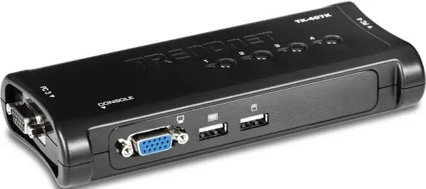 TRENDnet 4-Port USB KVM Switch Kit