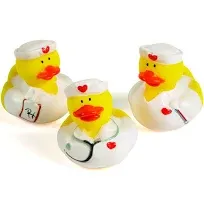 Red Ninja RUBBER DUCKIES Ninja Warrior Hero DuckParty Celebration 2&#034; x 2&#034;