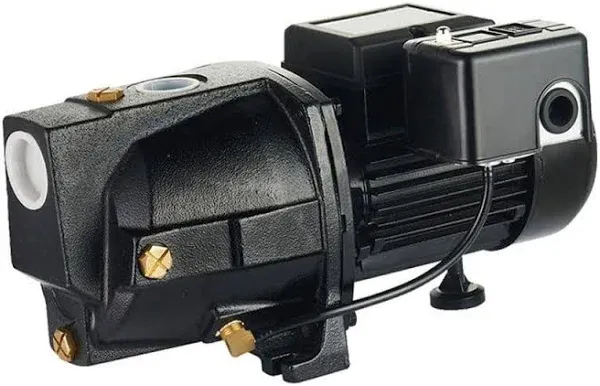 Shallow Well Jet Pump 1/2 HP Dual Voltage Cast Iron Pressure Switch Automatic