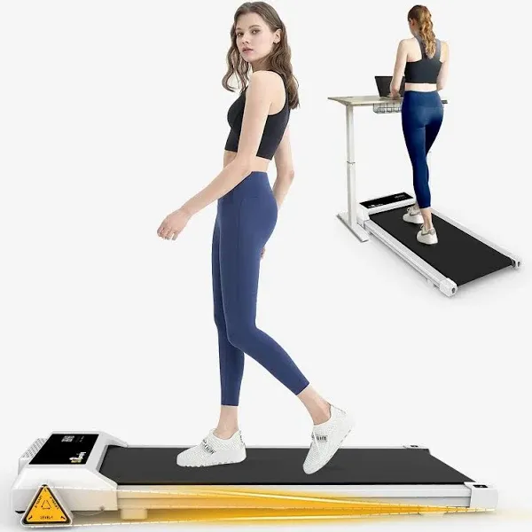 Under Desk Treadmill, Walking Pad for Home/Office, Portable Walking Treadmill 2.5HP, Walking Jogging Machine with 265 lbs Weight Capacity Remote Control LED Display