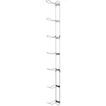 John Sterling Sports Rack for Garage, 7-Ball Capacity, Alloy Steel, Silver, 6...