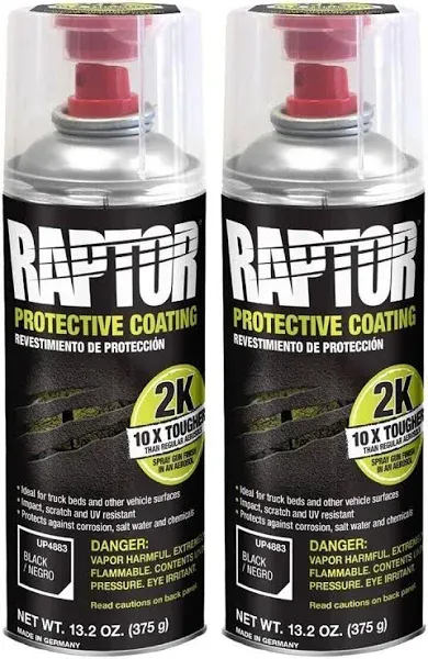 U-POL Raptor 2K Bedliner Aerosol 13.2 oz 4883