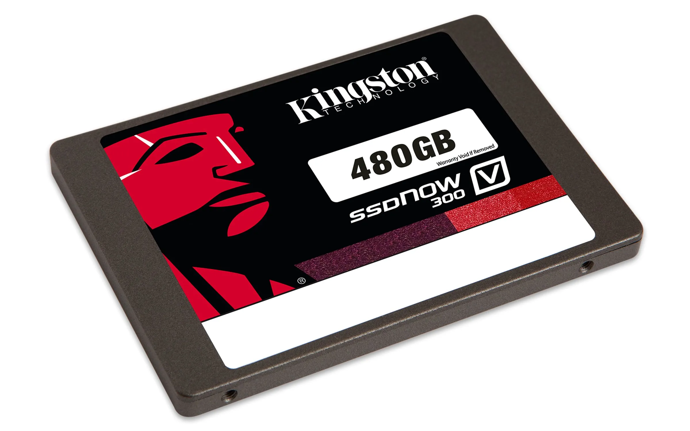 Kingston Digital 480GB SSDNow V300 SATA 3 2.5 (7mm height) Solid State Drive (SV300S37A/480G)