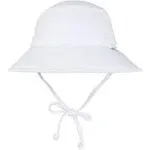 i play. by green sprouts UPF 50+C50  Solid Brim Sun Protection Hat 2T-4T WHITE