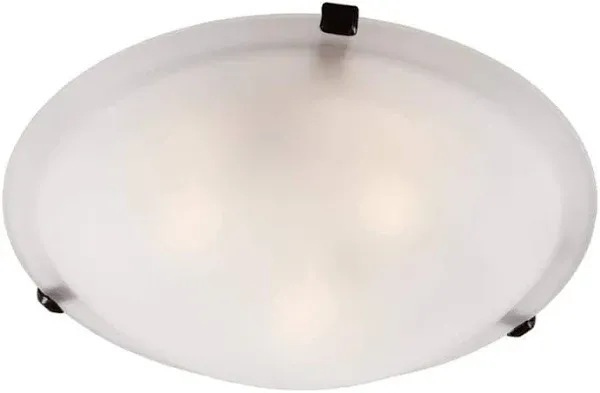 Trans Globe 58707 Cullen 3 Light Flush Mount