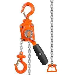 VEVOR mini lever cable chain pull ratchet pull bottle pull lift 1.5m lift height 0.25T