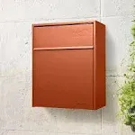 Wall Mount Mailbox Large Antitheft Locking Mailbox Weatherproof Mailbo