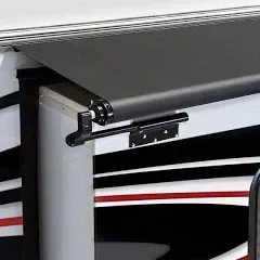 RecPro RV Slide Out Awning | RV Slide Topper | Slideout Awning | Fabric Only | Size Options Available | Black or White Version (46" x 160", White)