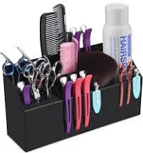 Noverlife Hair Scissors Large Storage Box, Shear Holder for Hair Salon, Scissor Holder, Hairdressing Combs Clips Scissors Professional Hairdressing Combs, Clips, Brushes Storage Racks Tool Box - Black