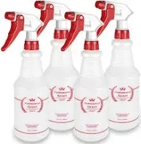 Plastic Spray Bottle (3 Pack, 24 Oz, 3 Colors) Heavy Duty All-Purpose Empty S...