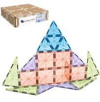 MAGNA-TILES Color Shop Pastel 20-Piece Magnetic Construction Set, The Original Magnetic Building Brand