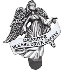 Collections Etc Please Drive Safely Guardian Angel Car Visor Clip