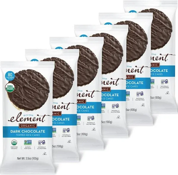 Element Organic Dark Chocolate Rice Cakes