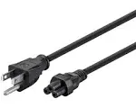 Monoprice 3' 18AWG 3 Prong AC Power Cord, Black (1070687)