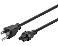 Buy Monoprice 7687, Power Cord - NEMA 5-15P to IEC-320-C5 18AWG 3ft Black