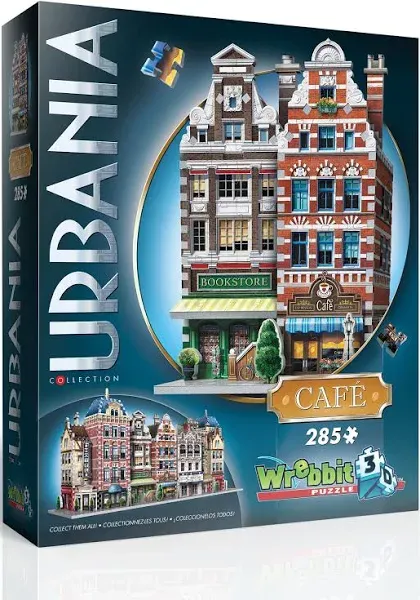 Wrebbit 385-Piece Urbania Collection Cafe 3D Puzzle | Bed Bath & Beyond