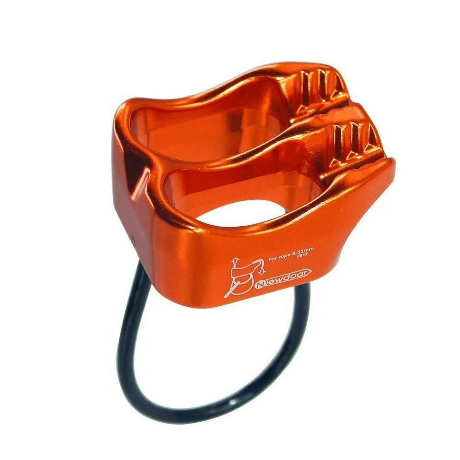 NewDoar Climbing Abseiling Belay Device ATC Rappelling Descender 25KN V-grooved Equipment