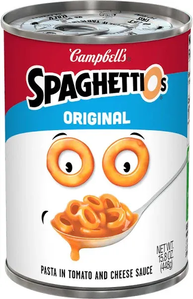 SpaghettiOs Original Canned Pasta, Healthy Snack for Kids and Adults, 22.4 OZ Can (Pack of 12)