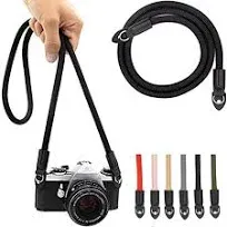 Camera Strap Vintage 100cm Nylon Climbing Rope Camera Neck Shoulder Strap for Micro Single and Dslr Camera