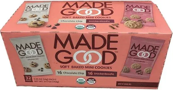 Made Good Soft Baked Mini Cookies Variety pack (27.2 oz, 32 ct)