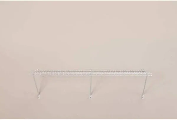 ClosetMaid Heavy-Duty Wire Shelf Kit (1074) and Wire Shelf Kit, White Vinyl Finish