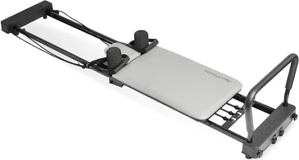 AeroPilates Reformer 287 - Pilates Reformer Workout Machine for Home Gym - Pilates Reformer with 3 Resistance Cords - Up to 300 lbs Weight Capacity