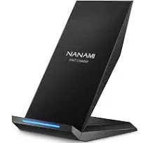 Fast Wireless Charger,NANAMI Qi Certified Wireless Charging Stand Compatible