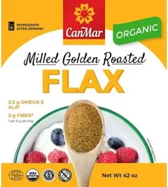 CanMar Organic Milled Golden Roasted Flaxseed