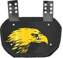 Sports Unlimited Eagle Gold Football Back Plate