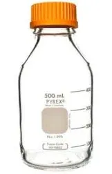 New  Pyrex 250ml Glass Media Storage Bottles 