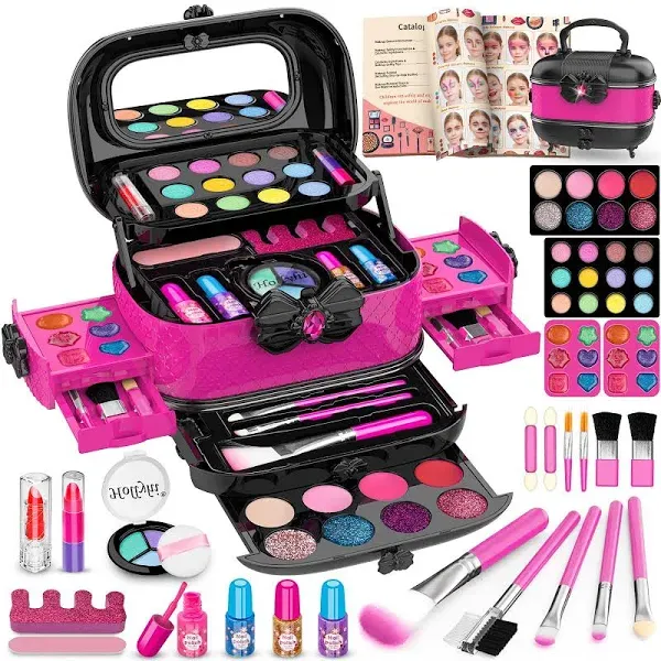 Hollyhi Kids Makeup Toy Kit for Girls