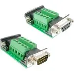 BUELEC DB9 Female and Male Connector