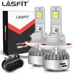 Lasfit LED Bulbs Headlight Lamps H13 9008 Error Free for Jeep Wrangler 2007-2020