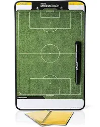 SKLZ MagnaCoach Magnetic/Dry Erase Soccer Coaching Board,Green