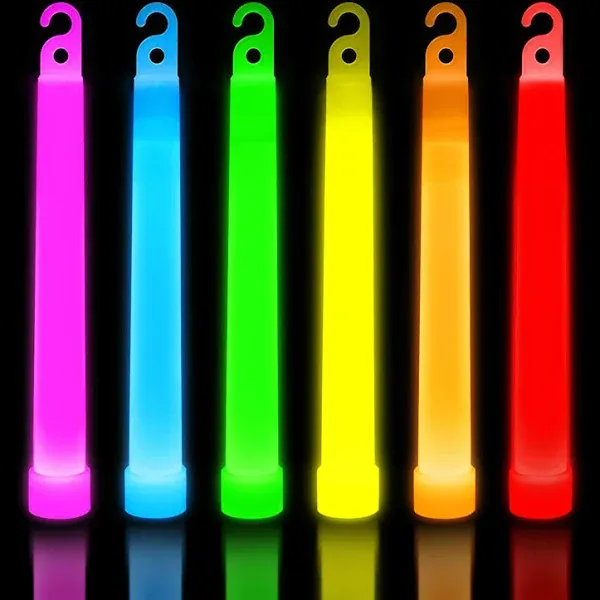 30 Ultra Bright Glow Sticks in Bulk - Multi Use Glowsticks for Parties