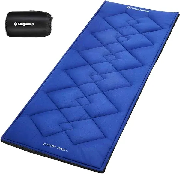 Cot Pad for Camping, Soft Lightweight Sleeping Pad, Portable Non-Slip Mat with B