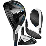 Left Handed TaylorMade SIM 2 MAX Rescue 22* 4H Hybrid Regular Graphite New