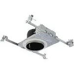 HALO 4 in. New Construction IC Rated air-tite Recessed Housing, Ultra Shallow Ceiling for Integrated LED Modules/Trims