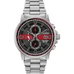 Citizen Men's Thin Red Line Chronograph Watch