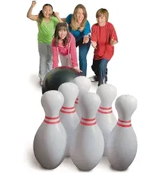 S&S Worldwide Jumbo Inflatable Bowling Set