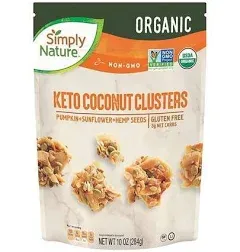 Organic Keto Super Seed Coconut Clusters, 10 oz