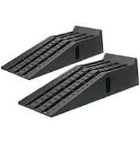 LAUCO Omni Car Ramps 6.6in Car Lift for Oil Changes and Jack Support, Car Ramps for High Lift, Vehicle Ramps for Garage, 35.5'' x 12'' x 8.5'', Pack of Two - 10,000 lbs. Capacity Per Pair