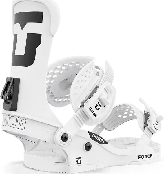 Union Force Classic Snowboard Bindings - Team White M